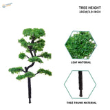 10cm miniature artificial bonsai tree for scale modeling tools