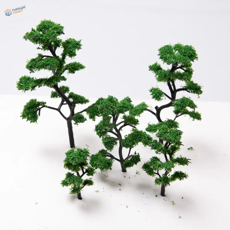 5pcs 40-120mm miniature trees for scale modeling tools