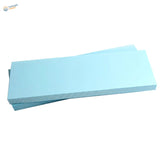 Light blue rectangular foam slabs, smooth textured surface, 5pcs set