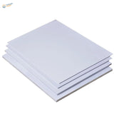 Stack of four 200mm x 300mm PVC sheet foam boards from 5pcs set