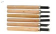 6 pcs professional wood carving chisel knives with wooden handles
