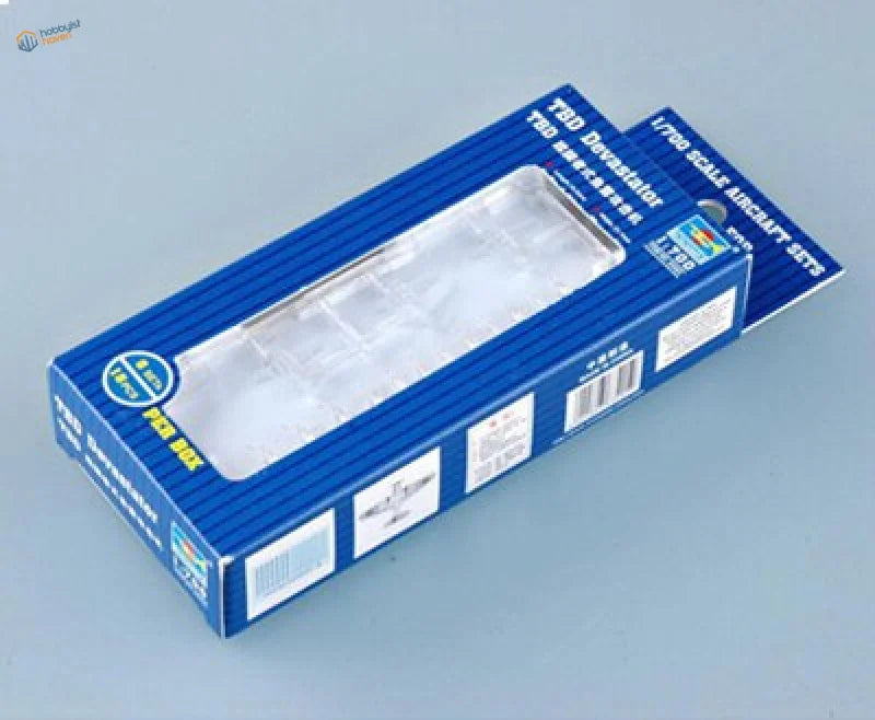 Blue Trumpeter 1/700 aircraft carrier air wing model train car in box