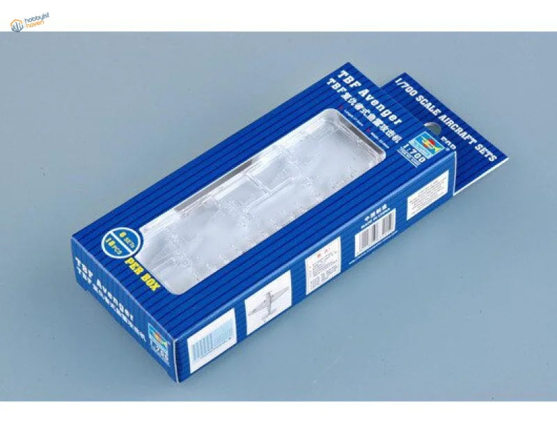 Trumpeter 1/700 blue box with window for aircraft carrier air wing helicopters set