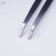 Precision angled file 600#/1000# with sleek silver tweezers