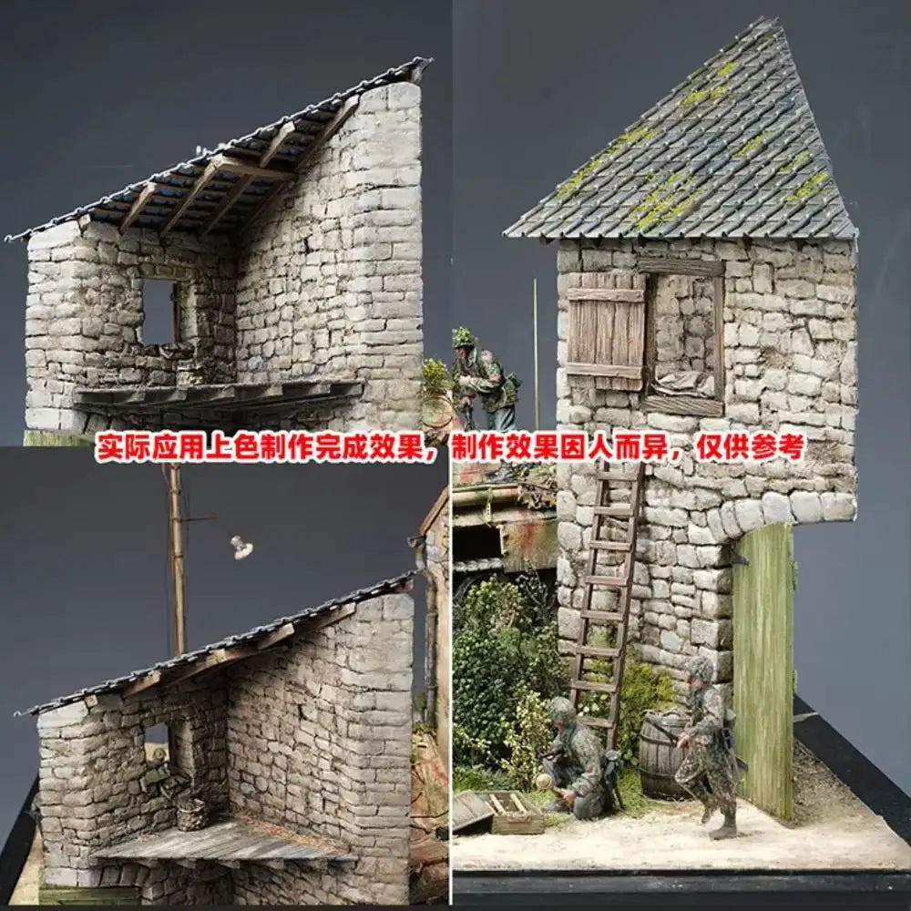 1/35 scale model roof tiles for dioramas