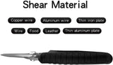 Stedi heavy-duty multipurpose hobby shears with black textured grip and metallic blades for precision hobby tools