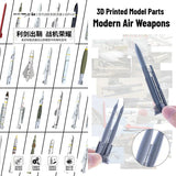 Gray Galaxy Model 1/48 3D printed aircraft weapons part with fins