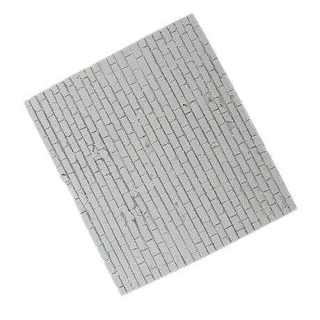 1/35 scale gray resin brick wall miniature panel