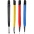 Four colorful brush pen set with steel wire tips and soft bristles for scratches effects in scale modeling