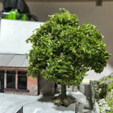 150mm lush green mossy model tree for dioramas, precision hobby tool