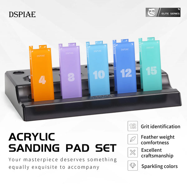 DSPIAE Flexible Acrylic Sanding Sticks Sets