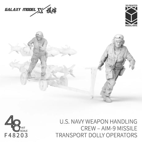 1/48 Equipaggio del Carrello Missilistico AIM-9 della Marina degli Stati Uniti