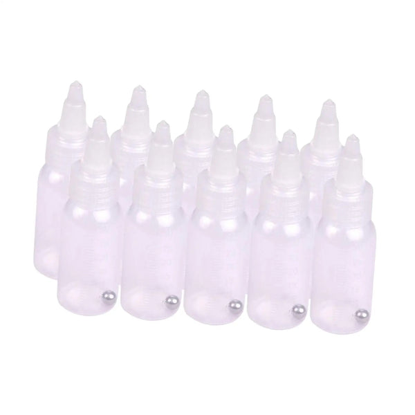 10pcs 30ml Paint Bottles With Mixing Steel Ball