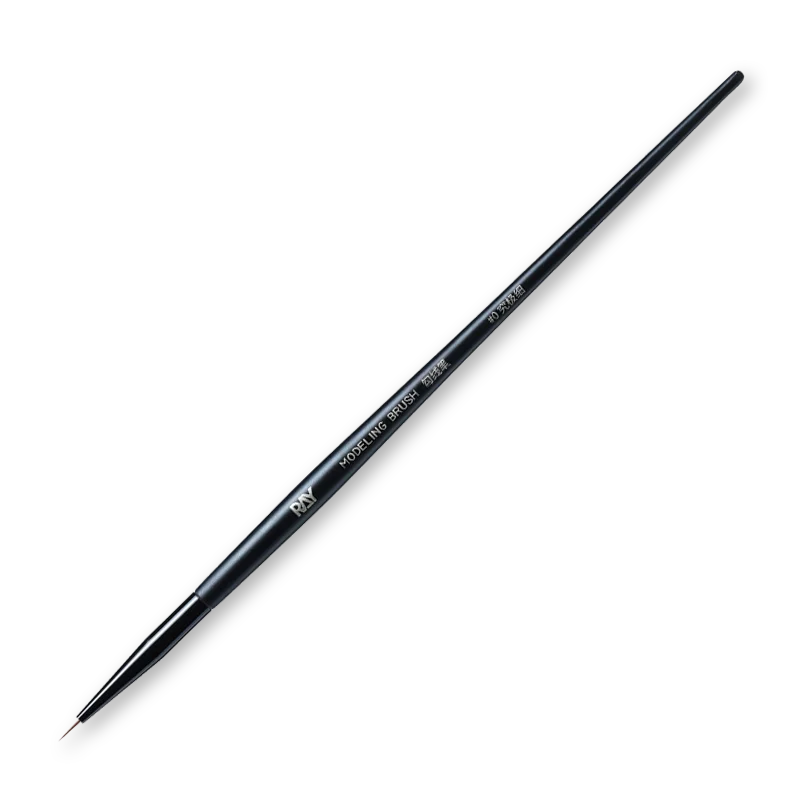 Ray Studio ultra-fine modeling brush with pointed tip and branded handle
