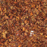 7g colorful leaves for dioramas in scale modeling, dried orange-red fragments