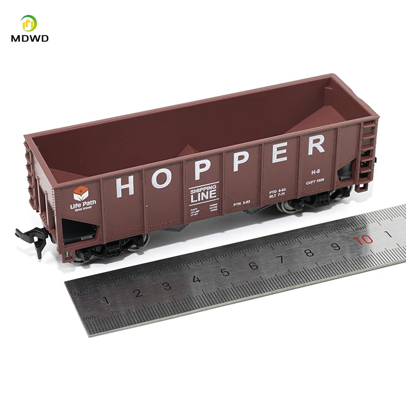 Wagons de fret à benne et à grue échelle HO 1/87