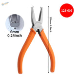 90 degree double edged cutter nipper with orange-handled rdeer pliers