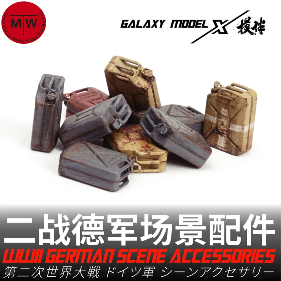 12pcs 1/35 WWII Allemand Jerry Cans