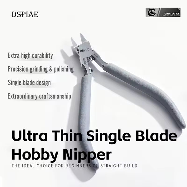 Ultra thin single blade hobby nipper with DSPIAE branding on a white background
