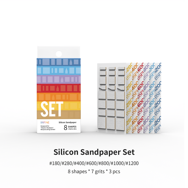 Extra Sanding Sponges Set for DSPIAE Reciprocating Sander Standard Or PRO (#180–1200 Grit)