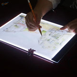 Sleek A3 A4 A5 LED drawing board with bright white light table