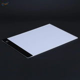 Sleek A3 A4 A5 three-level dimming LED drawing board with white surface
