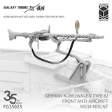 Galaxy Model 3D-printed MG34 anti-aircraft mount for Kubelwagen Type 82, Kubelwagen not included, shown for display only