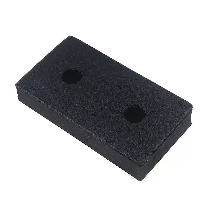 UStar universal bottle holder black rubber block with two holes
