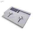 Gray plastic keycap puller for adjustable track building jig