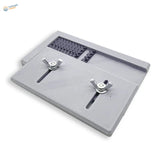 Gray plastic keycap puller for adjustable track building jig