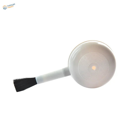 White LED soft brush with black bristles for scale models cleaning