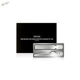 Aluminum hand saw silver blade with magnetic cap for scale modeling tools