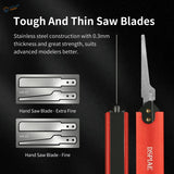 Red black dspiae aluminum hand saw blade for scale modeling tools
