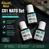AquaQ NATO Tri-Color Paint Set (3x10ml)