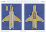 Galaxy Model 1/48 NATO Tiger Meet F-16C yellow beige die-cut mask