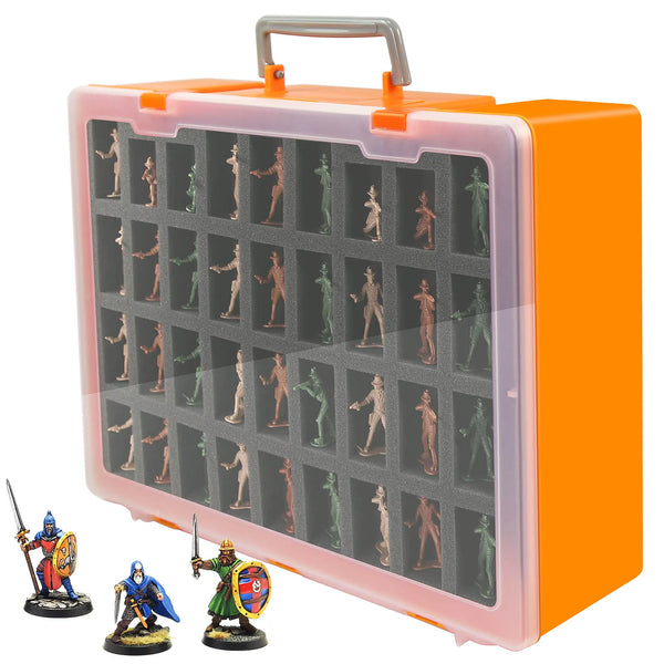 Double-Layer Miniature Figures Storage Case