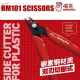Red-handled Hobby Mie HM101 Basic Side Cutter with precision hobby tools blades