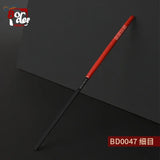 Border Model Ultra-Thin Modeling File with red black border and ridged edge