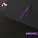Purple and black Border ultra-thin modeling file with textured grip