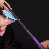 Purple-handled Border Model ultra-thin modeling file sanding light blue plastic component