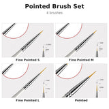 Hobby Mio Detail Paint Brushes