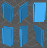 1/35 scale model roof tiles for dioramas