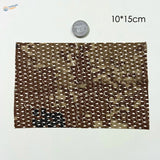 Brown and beige camouflage netting fabric with mesh mesh flexible cloth for train layouts and scale dioramas