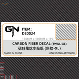 Carbon fiber simulating decal de0024 diagonal weave by Gn Model