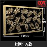 Cormake 1/35 PE gold fern leaves stencil for scale modeling tools
