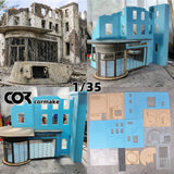 Cormake 1/35 Ruined German Bank Diorama Kit