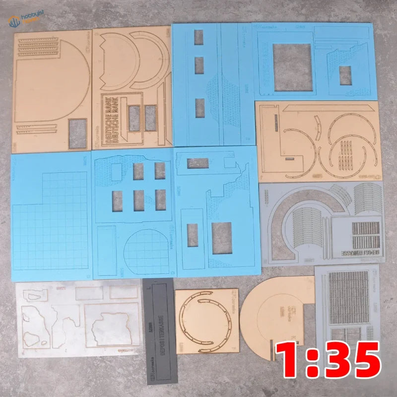 Cormake 1/35 Ruined German Bank Diorama Kit