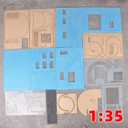 Cormake 1/35 破壊されたドイツ銀行ジオラマキット