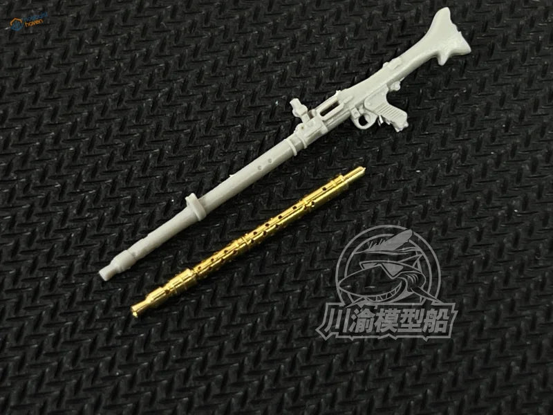 CYT119 1/35 metal barrel for German MG34 on white plastic rifle model