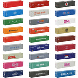 HO scale train model new shipping containers in colorful designs